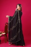 Tew Heavy Georgette Embroidery Work Top With Sharara Dupatta Exporters In India